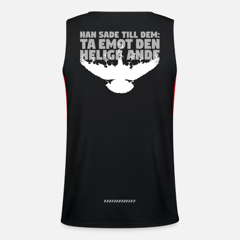 Receive Comforter - Swedish - Men's Functional Contrast Tank Top  - black/red