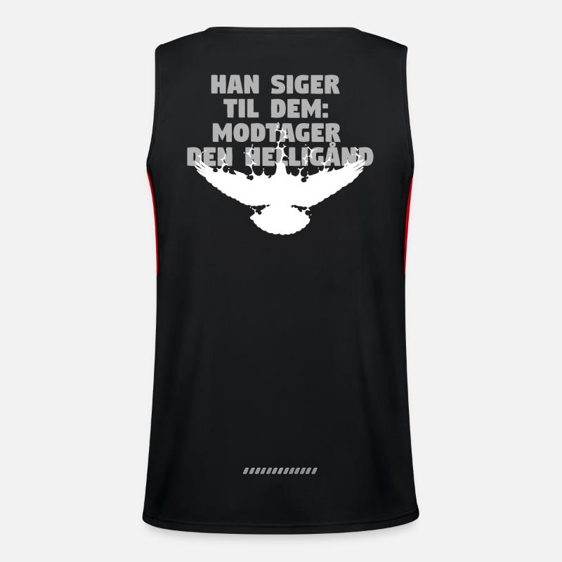 Receive Comforter - Danish - Men's Functional Contrast Tank Top  - black/red
