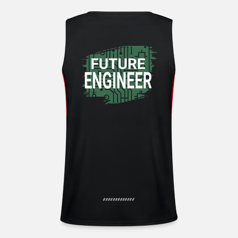 electrical engineer circuit board future engineer Men's Functional Contrast Tank Top 