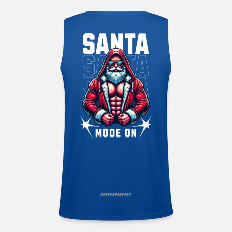 Mode Père Noël activé Débardeur respirant contrasté Homme 