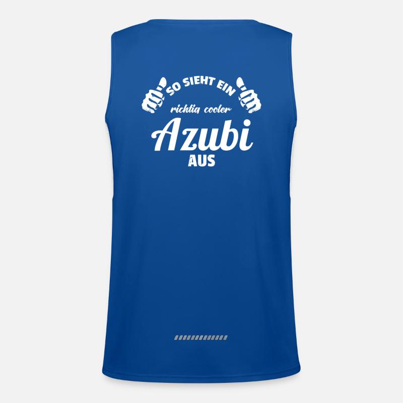 Cool trainee from training Apprentice examination car Men's Functional Contrast Tank Top 