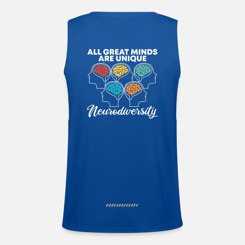 Neurodiversity Neurodiversity Autistic Autism Men's Functional Contrast Tank Top 