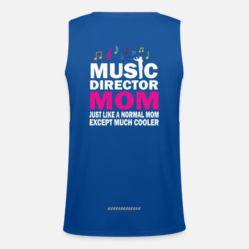 Musikdirektor Mama Chor Musik Dirigent Orchester Débardeur respirant contrasté Homme 