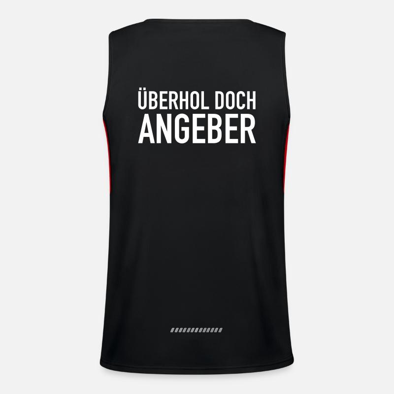 Overtaking yet, show- Men's Functional Contrast Tank Top 