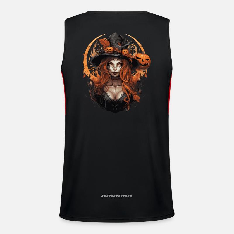 Bruja Camiseta funcional de tirantes en contraste para hombre 