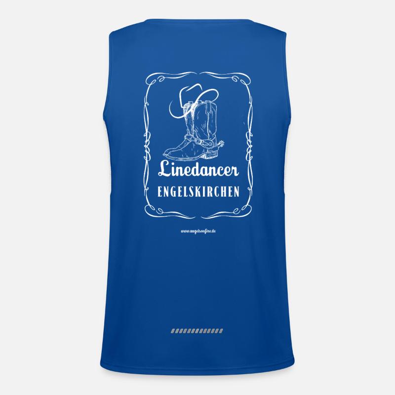 Linedancer Engelskirchen Old Time Linedance Shirt Funktionelles Kontrast-Tank Top für Männer 