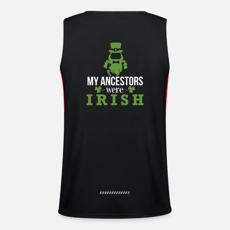 Vorfahren My Ancestors were Irish - Geschenkidee Funktionelles Kontrast-Tank Top für Männer 