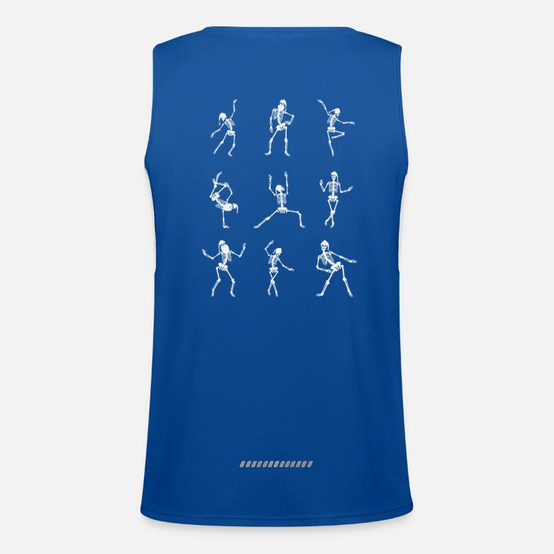Dynamic dance silhouettes Men's Functional Contrast Tank Top 