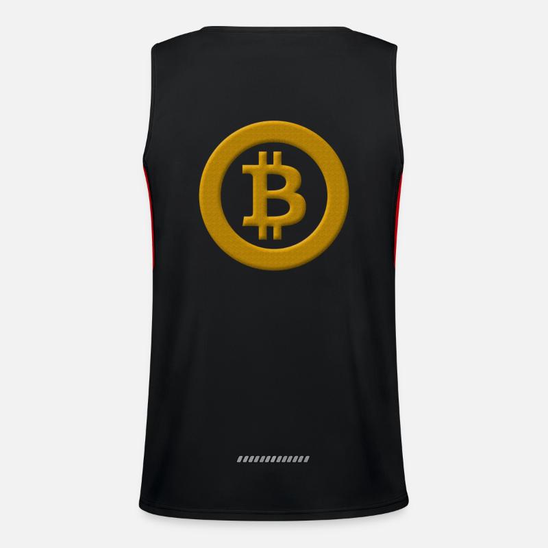 Bitcoin for ever Men's Functional Contrast Tank Top 