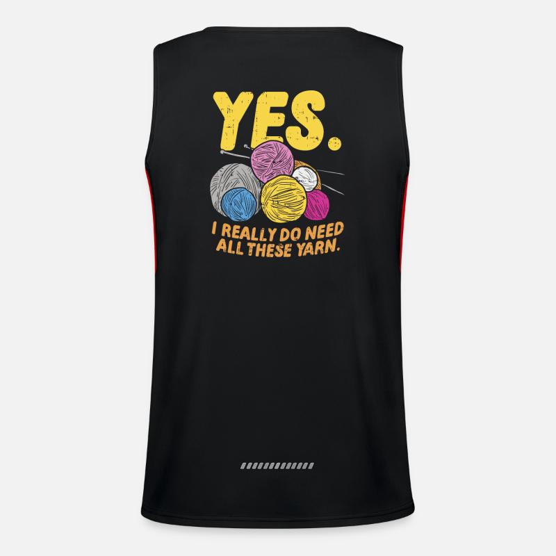 Knit Men's Functional Contrast Tank Top 