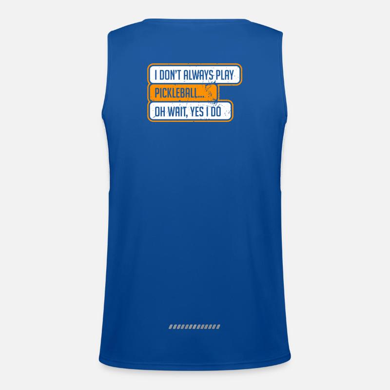 Pickleball Pickleball Funktionelles Kontrast-Tank Top für Männer 