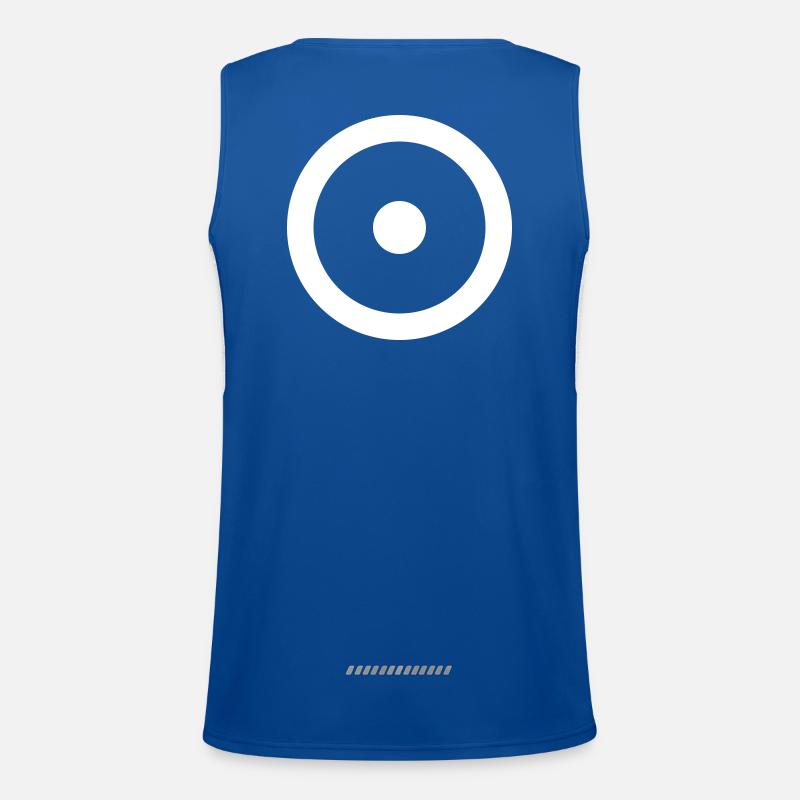 Joystick Minimal Blanc Débardeur respirant contrasté Homme 