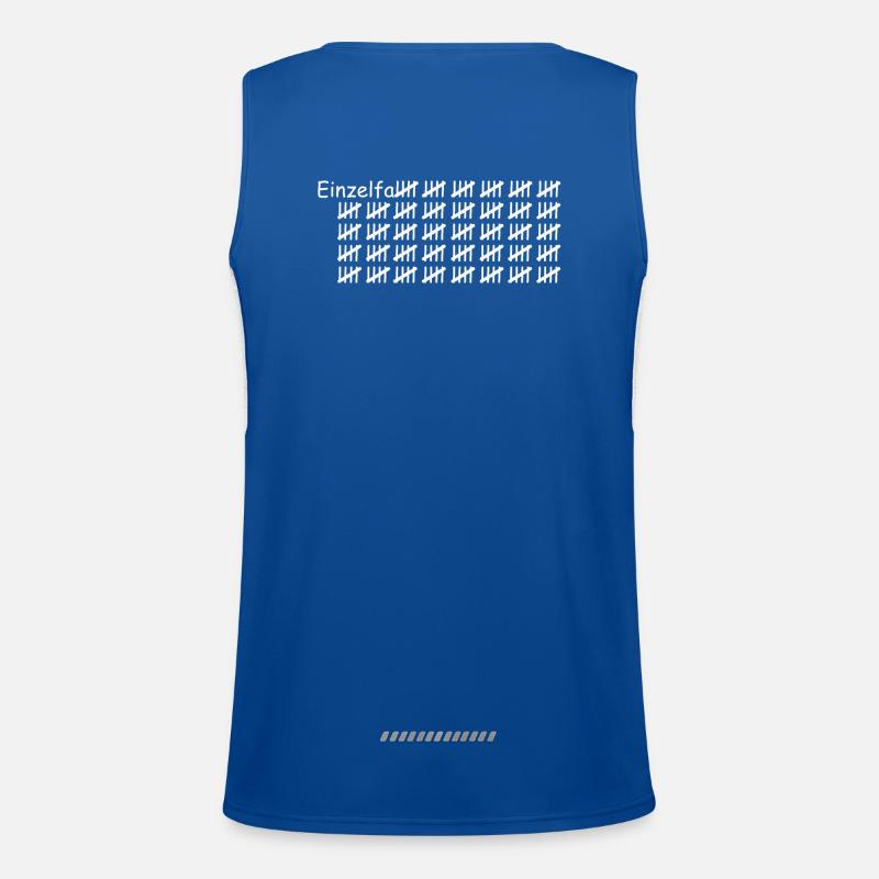 Individual case white Men's Functional Contrast Tank Top 