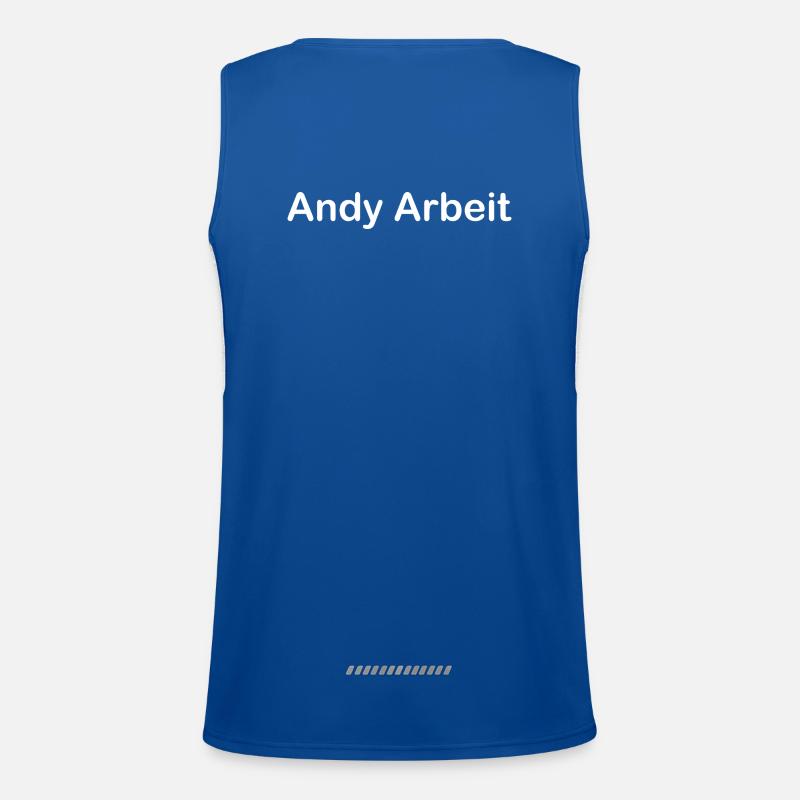 Andy Arbeit Funktionelles Kontrast-Tank Top für Männer 