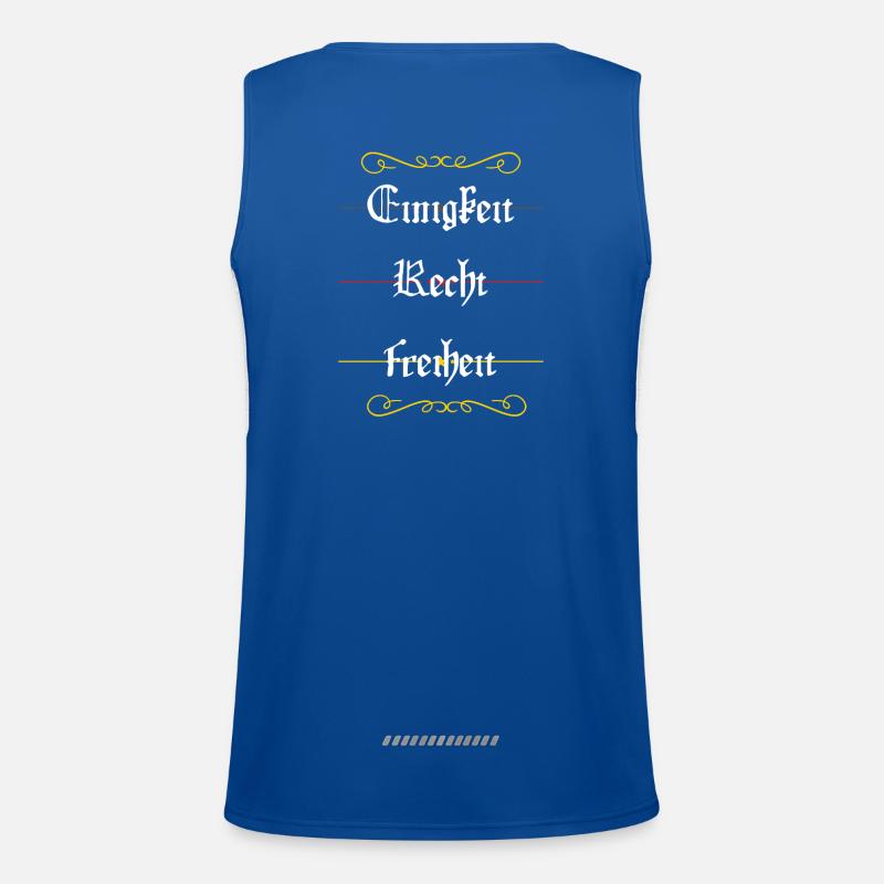 Unity, Justice, Freedom Men's Functional Contrast Tank Top 