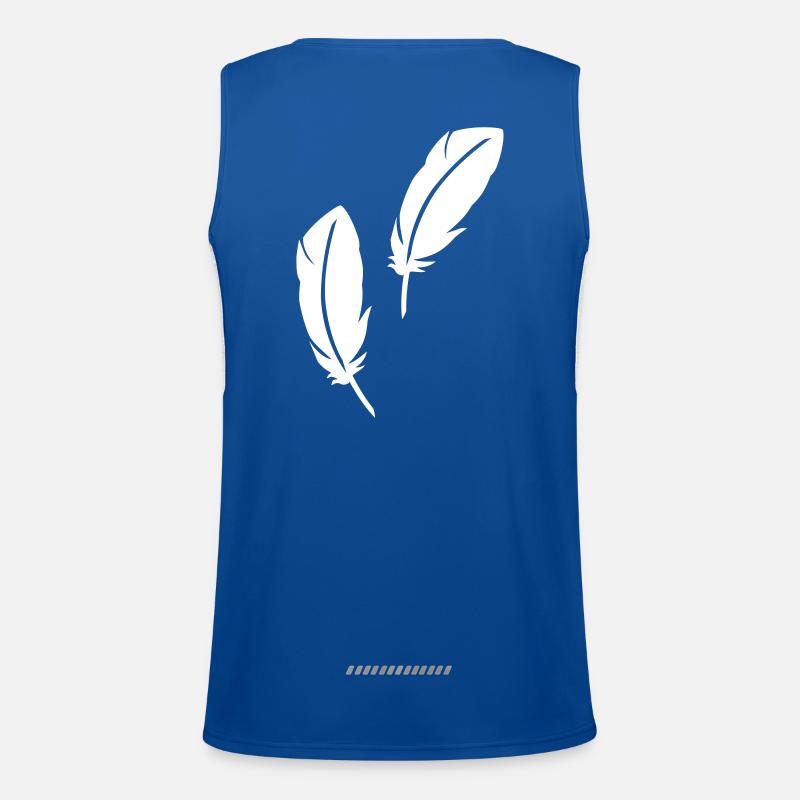 Federn Funktionelles Kontrast-Tank Top für Männer 