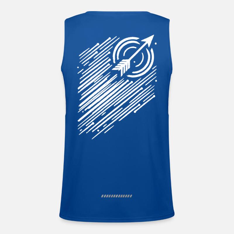 bogensport bogenschütze bsv bogenschießen bogen Funktionelles Kontrast-Tank Top für Männer 