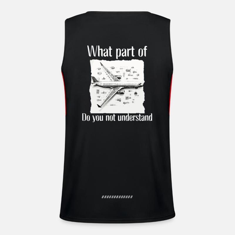 Aerospace engineer engineering Men Gift Shirt Men's Functional Contrast Tank Top 