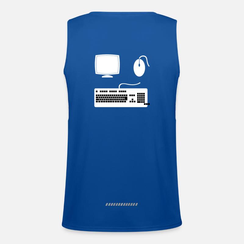 Computer set Men's Functional Contrast Tank Top 