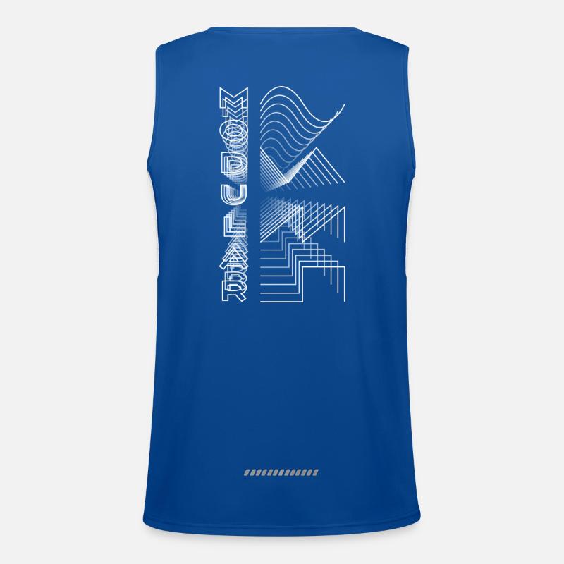 Modular Waveform Audio Analog Design Modular Gift Men's Functional Contrast Tank Top 