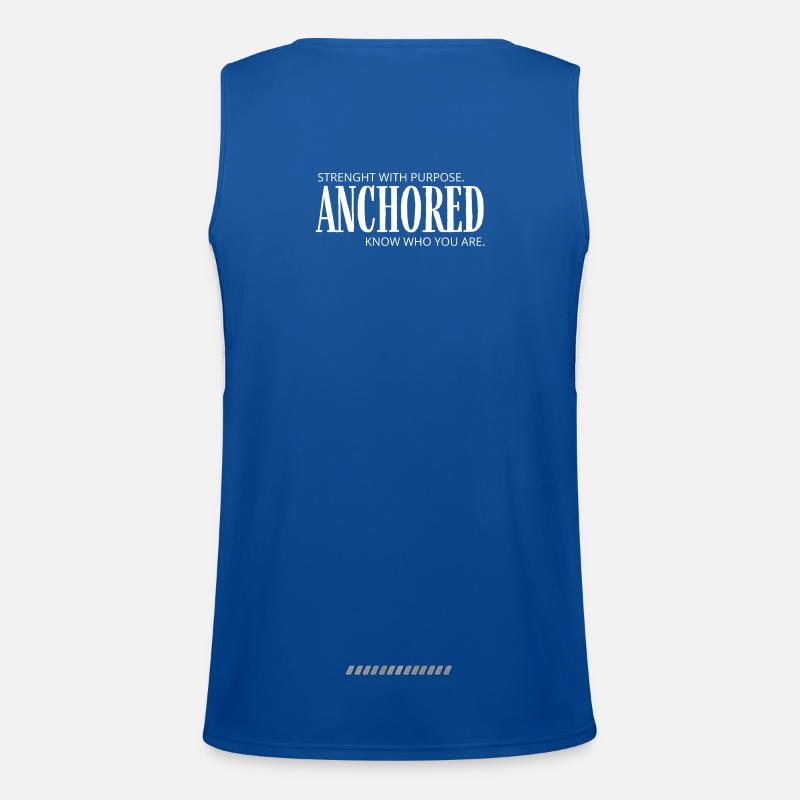 VERANKERT Funktionelles Kontrast-Tank Top für Männer 