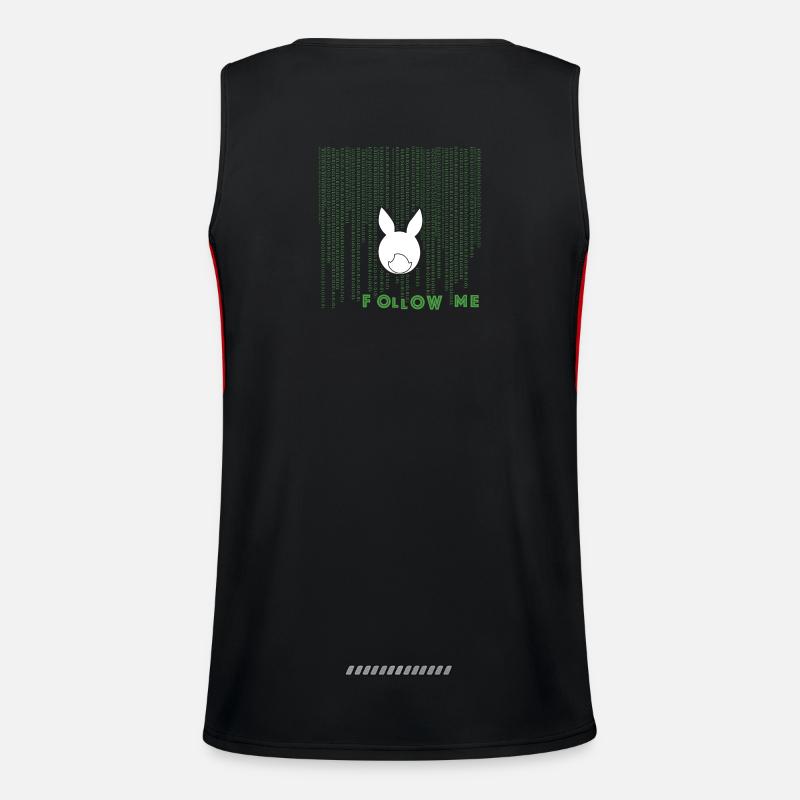 white rabbit Funktionelles Kontrast-Tank Top für Männer 
