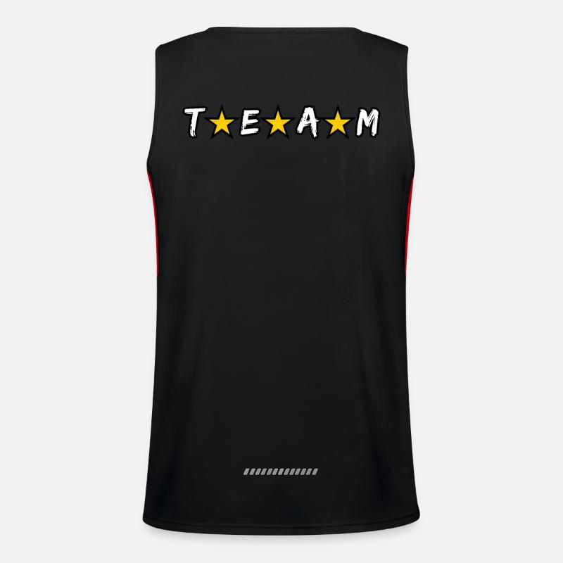 Team, #team Funktionelles Kontrast-Tank Top für Männer 