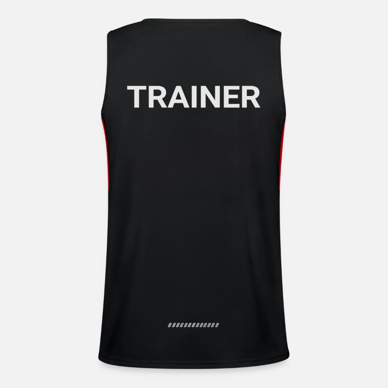 Trainer - Dos, dos, dos étiquetés Débardeur respirant contrasté Homme 