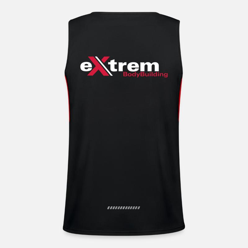 logo de musculation extrême Débardeur respirant contrasté Homme 