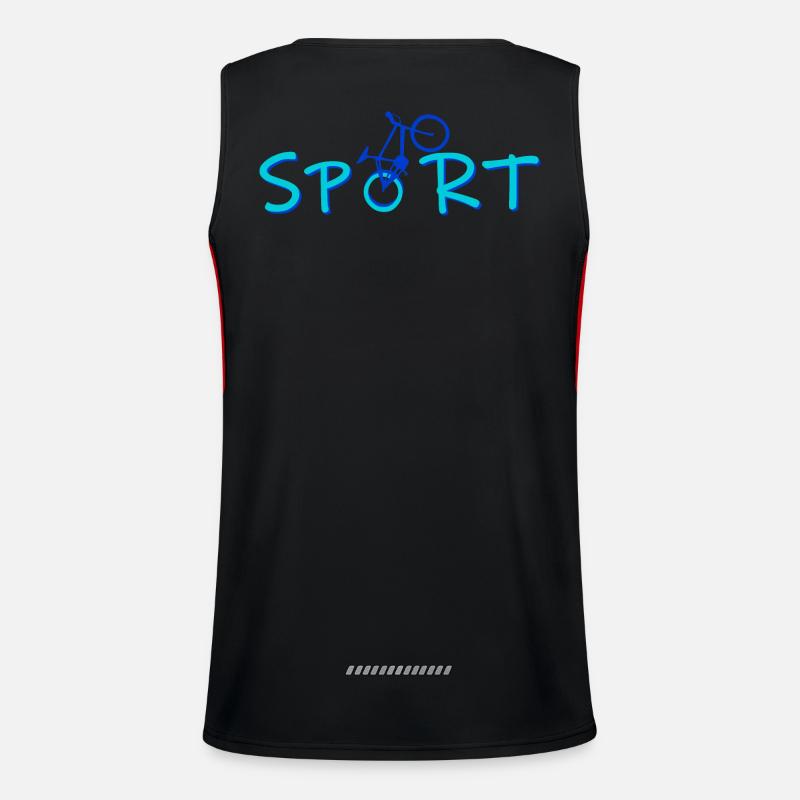 Sport Funktionelles Kontrast-Tank Top für Männer 