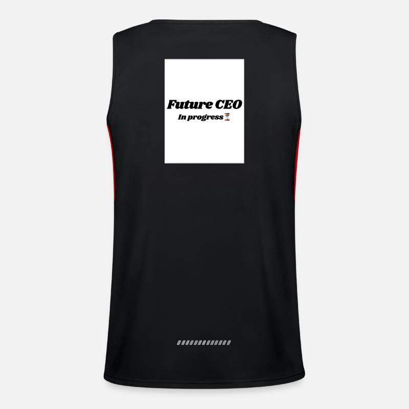 Zukunftsorientierter CEO Impfstoff Design Funktionelles Kontrast-Tank Top für Männer 