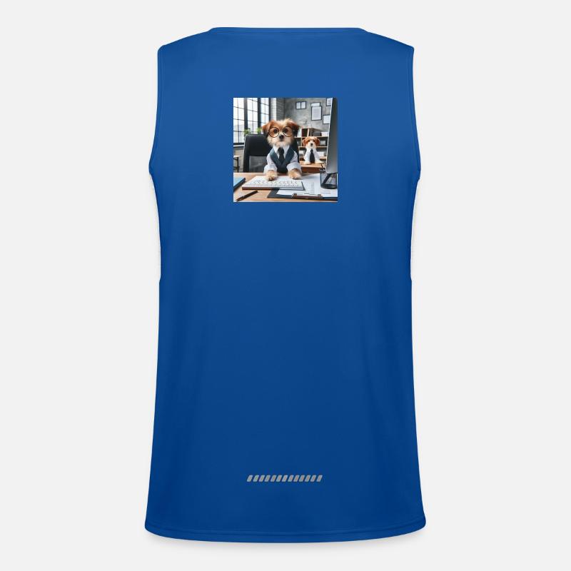 Professionelle Cosplay Hunde Funktionelles Kontrast-Tank Top für Männer 