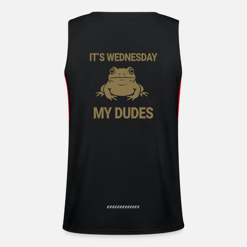 It's Wednesday my dudes Funktionelles Kontrast-Tank Top für Männer 