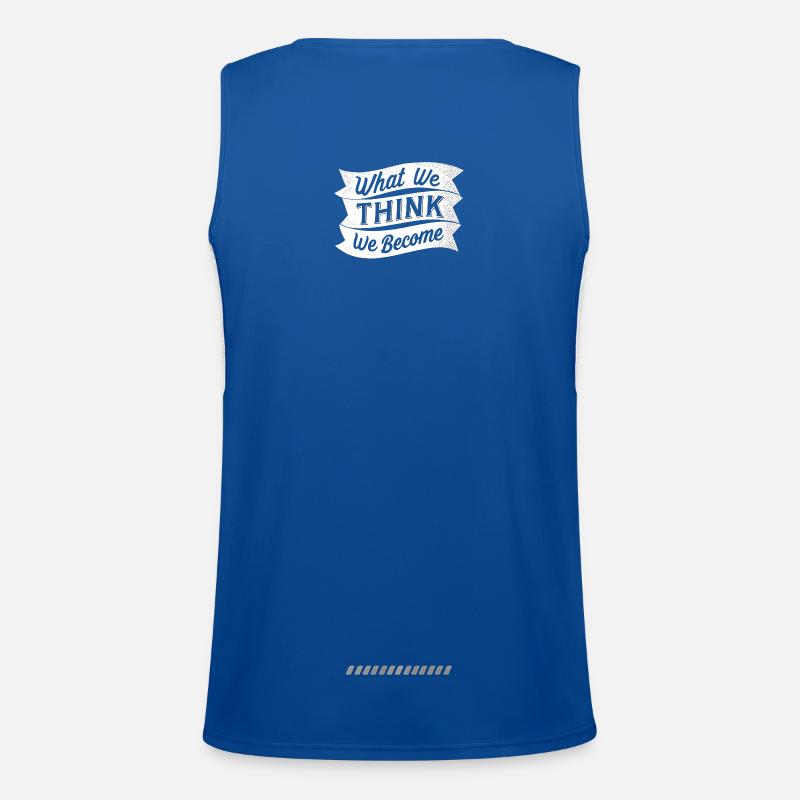 what we think we become Funktionelles Kontrast-Tank Top für Männer 