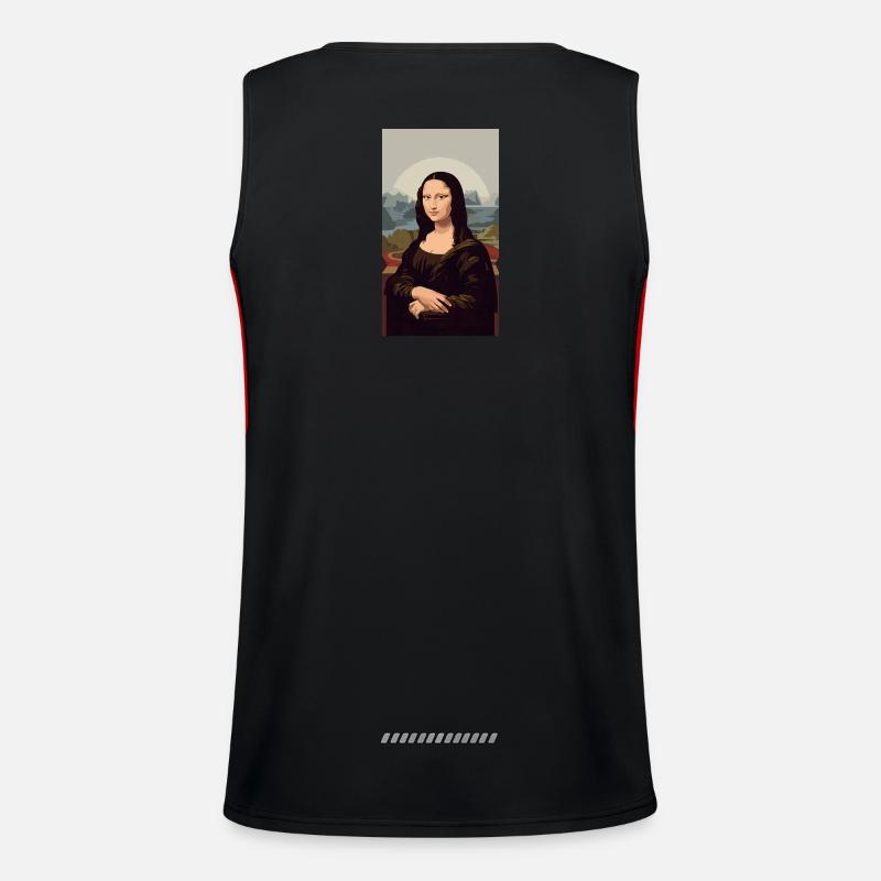 artistic Men's Functional Contrast Tank Top 