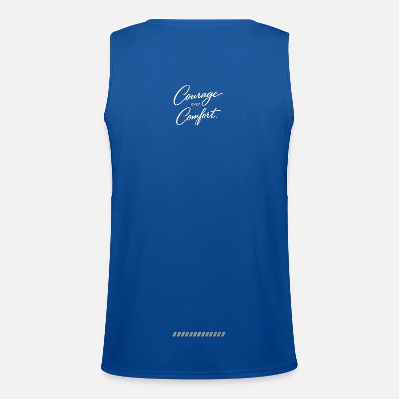 Courage before Comfort Men's Functional Contrast Tank Top 
