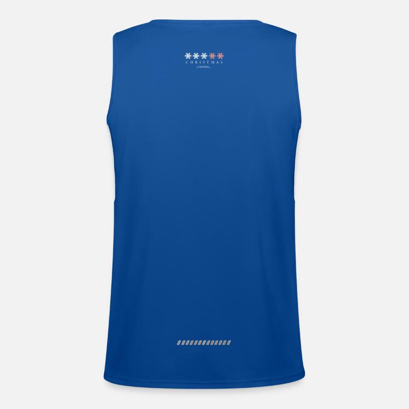 Christmas Loading Funktionelles Kontrast-Tank Top für Männer 
