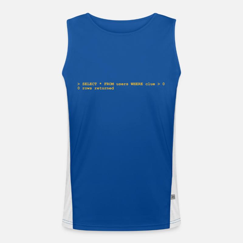 NERD HUMOR: Ignorance! Men's Functional Contrast Tank Top 
