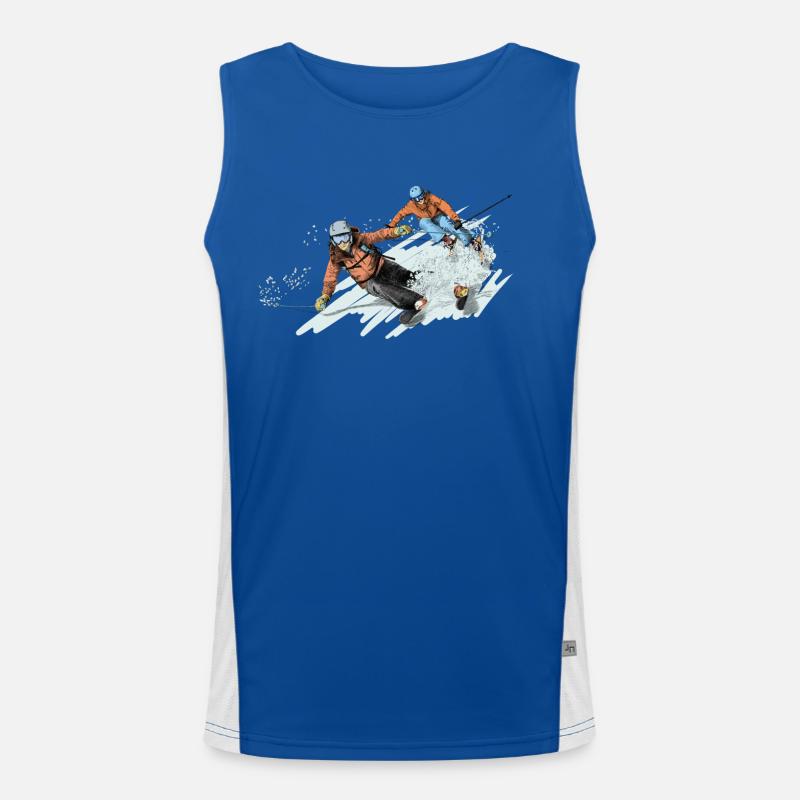 Freeriding Funktionelles Kontrast-Tank Top für Männer 