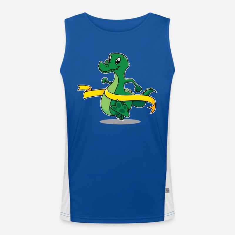 Marathon Crocodile Débardeur respirant contrasté Homme 