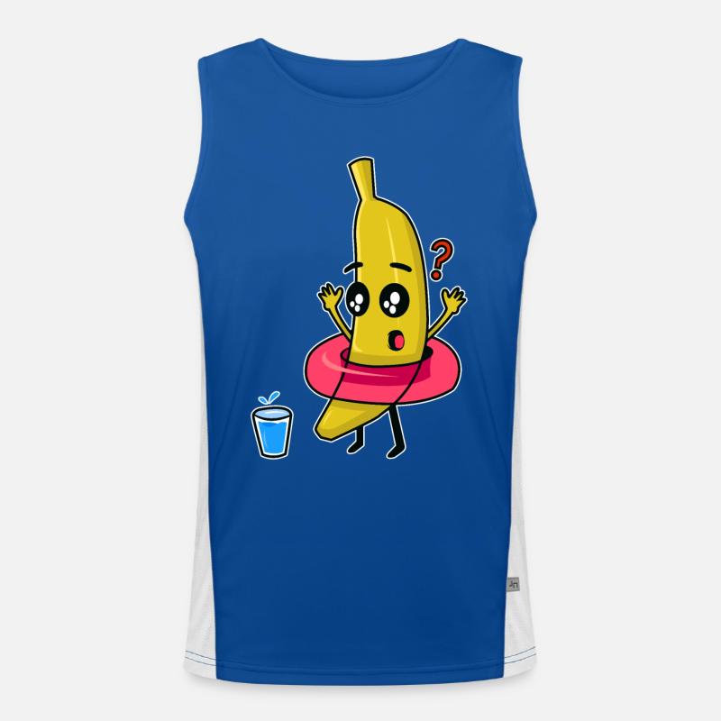 Drôle de banane Débardeur respirant contrasté Homme 