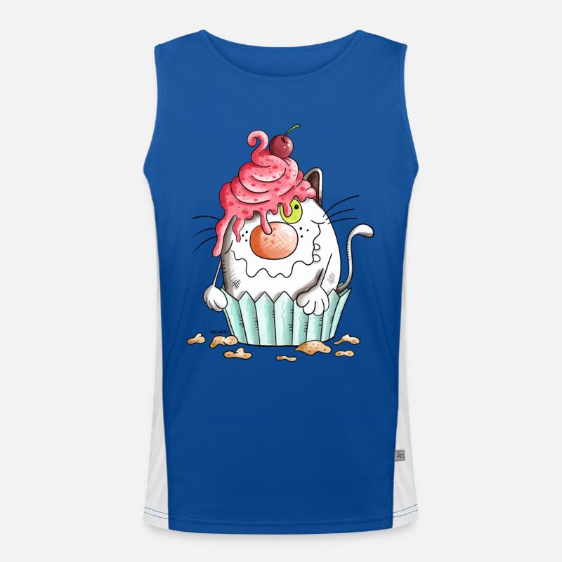 Chat et Muffin Débardeur respirant contrasté Homme 