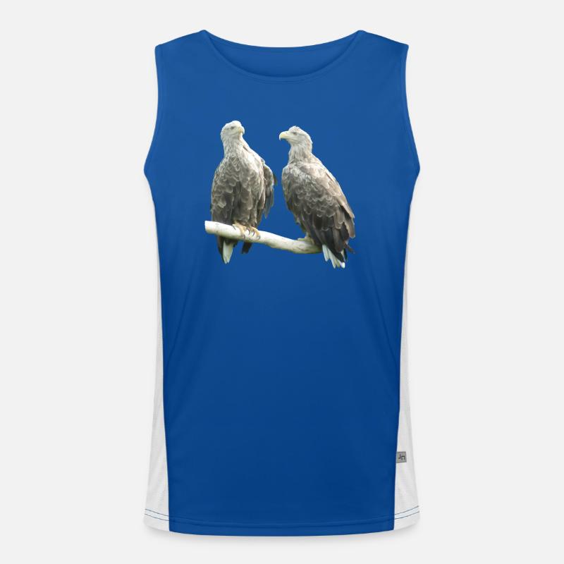 White-tailed eagle Men's Functional Contrast Tank Top 
