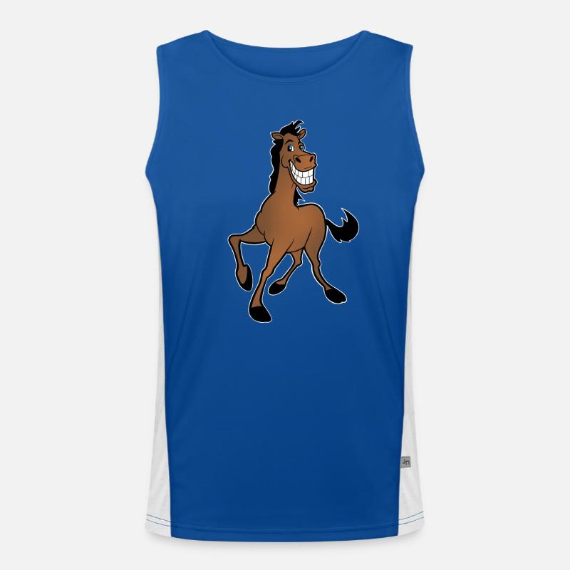 cheval Débardeur respirant contrasté Homme 