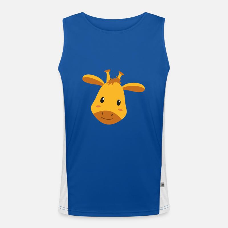 giraffe Men's Functional Contrast Tank Top 