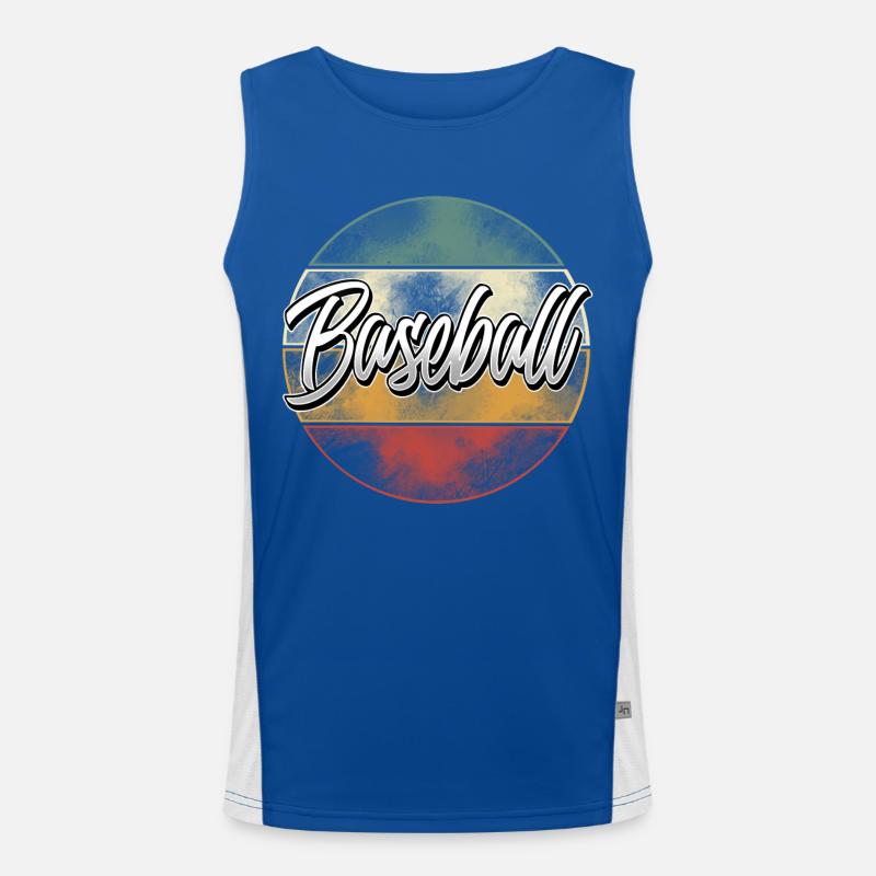 Baseball Funktionelles Kontrast-Tank Top für Männer 
