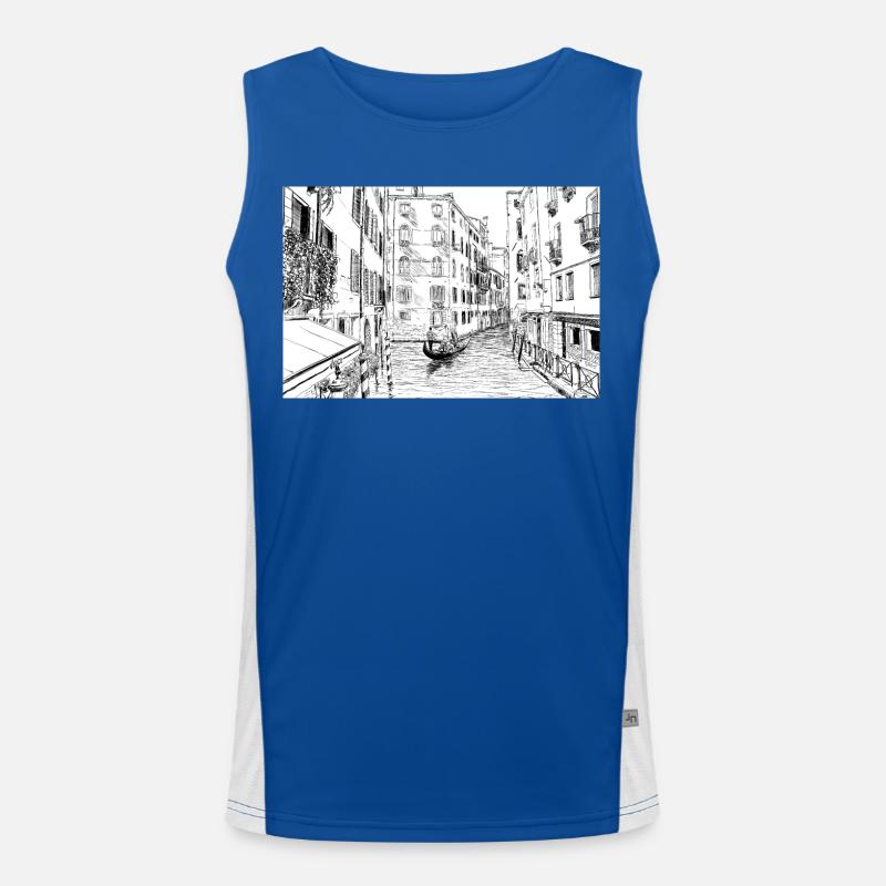 Venice Men's Functional Contrast Tank Top 