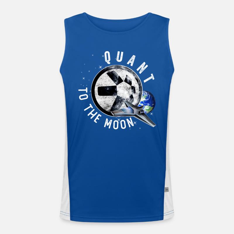 Quant crypto shirt Crypto Money Gift Men's Functional Contrast Tank Top 