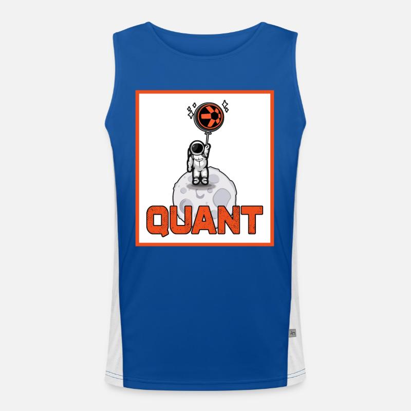 Quant Krypto Shirt Crypto Blockchain Geld Geschenk Funktionelles Kontrast-Tank Top für Männer 