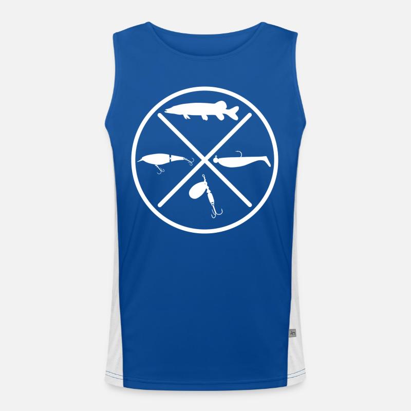 Hecht Funktionelles Kontrast-Tank Top für Männer 